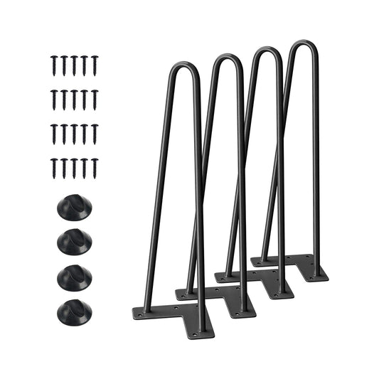 Hairpin Furniture Legs, 2 Rods, 4PCS