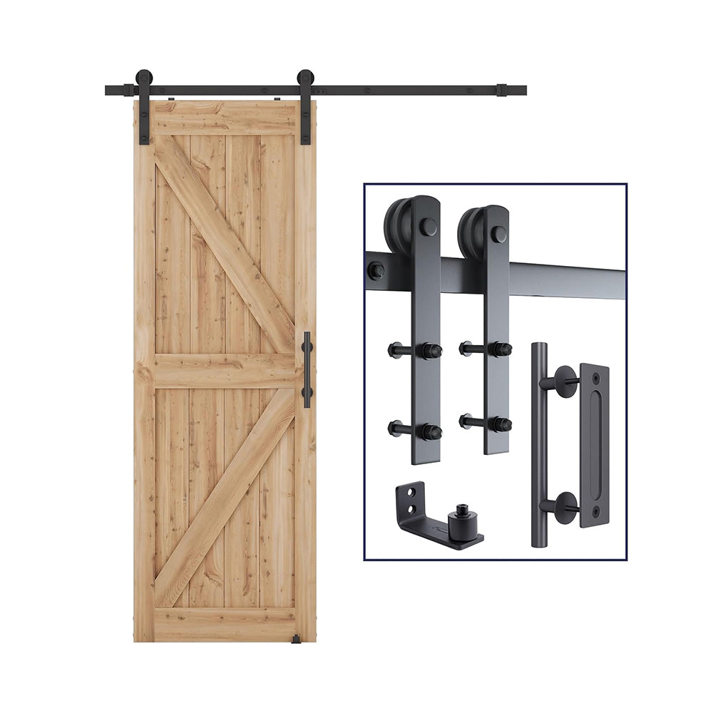 Sliding Barn Door Hardware Whole Kit, I Shape Hanger