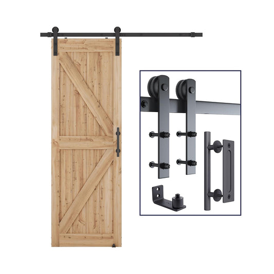 Sliding Barn Door Hardware Whole Kit, I Shape Hanger