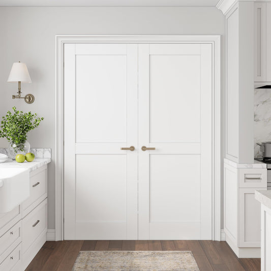 SMARTSTANDARD 64" x 80" Interior Doors, Solid Core Slab Door, Pre-Assembled