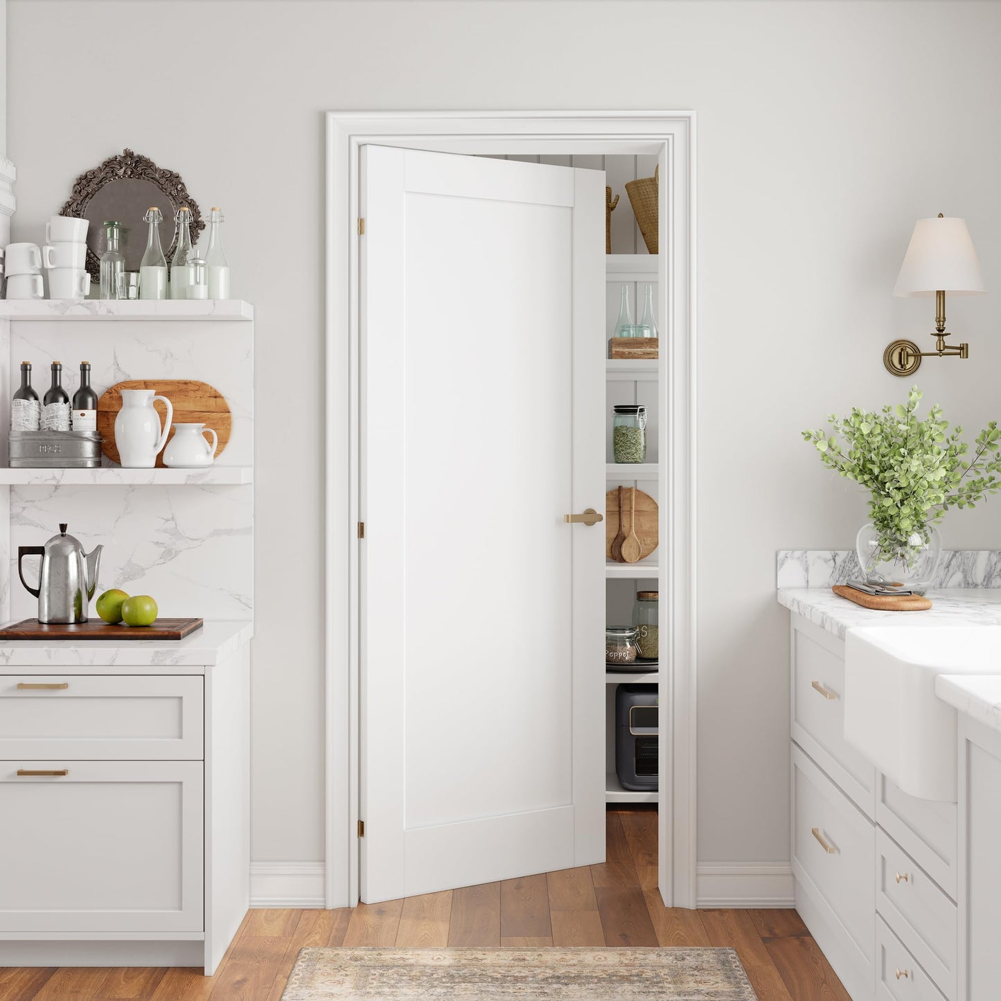 SMARTSTANDARD 30" x 80" Slab Door, Solid Core Interior Door, Pre-Assembled