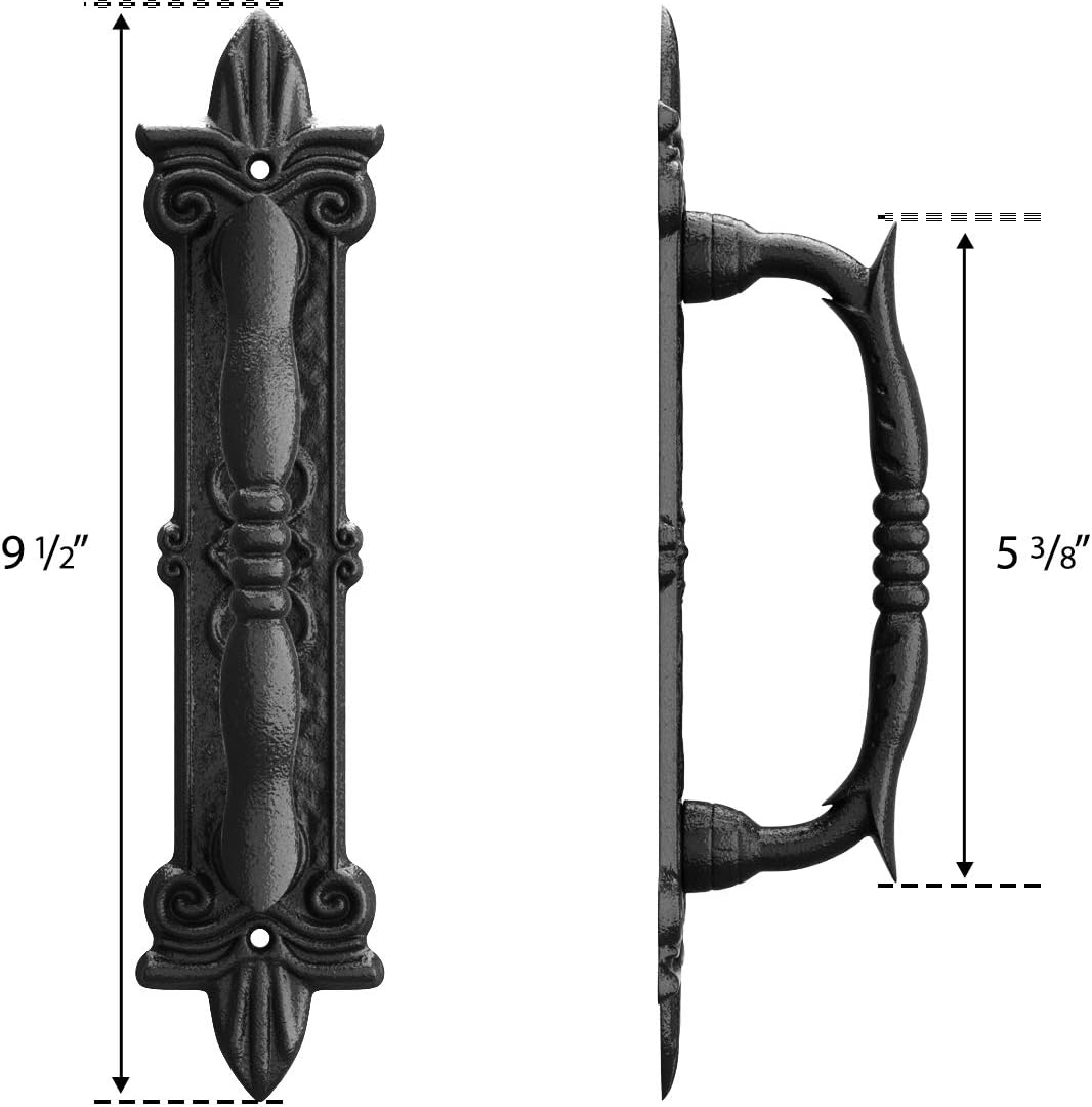 9" Barn Door Handle, 2PCS