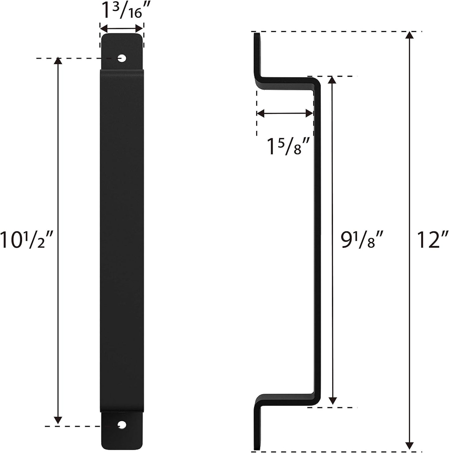 12" Barn Door Handle, 2PCS