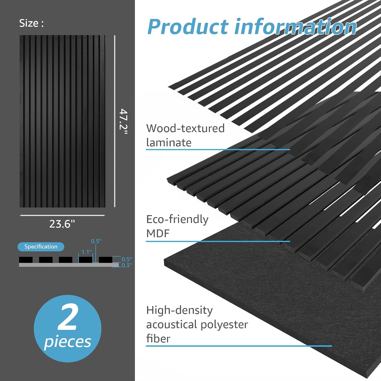 Wood Slat Acoustic Panels