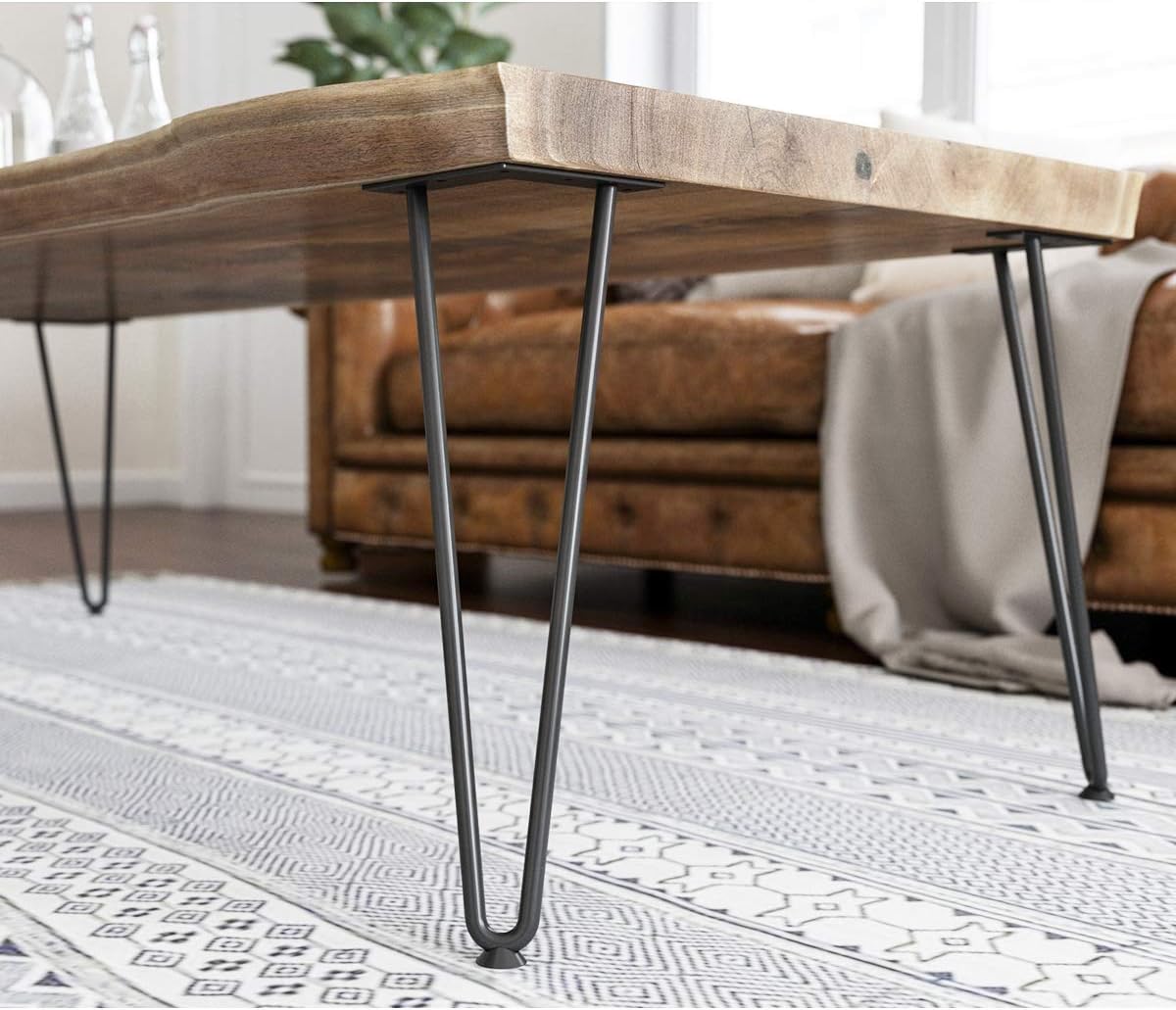 Hairpin Furniture Legs, 2 Rods, 4PCS