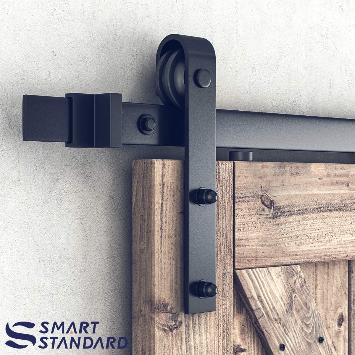 Sliding Barn Door Hardware Whole Kit, J Shape Hanger